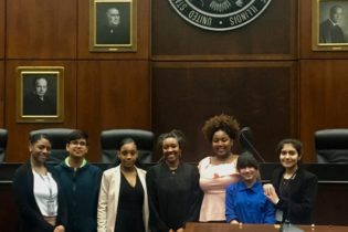 United States Bankruptcy Court Judge LaShonda A. Hunt With Participating Students.