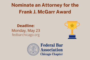 Nominate An Attorney For The Frank J. McGarr Award