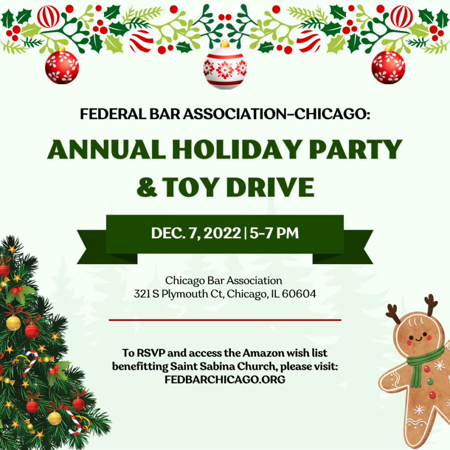 FBA annual holiday party and toy drive 11.28.22