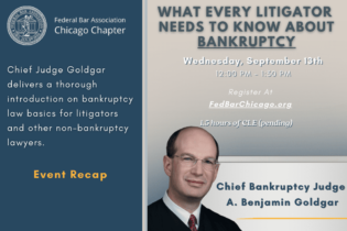 Bankruptcy Law Basics Chief Judge A Benjamin Goldgar Federal Bar Association Chicago Chapter