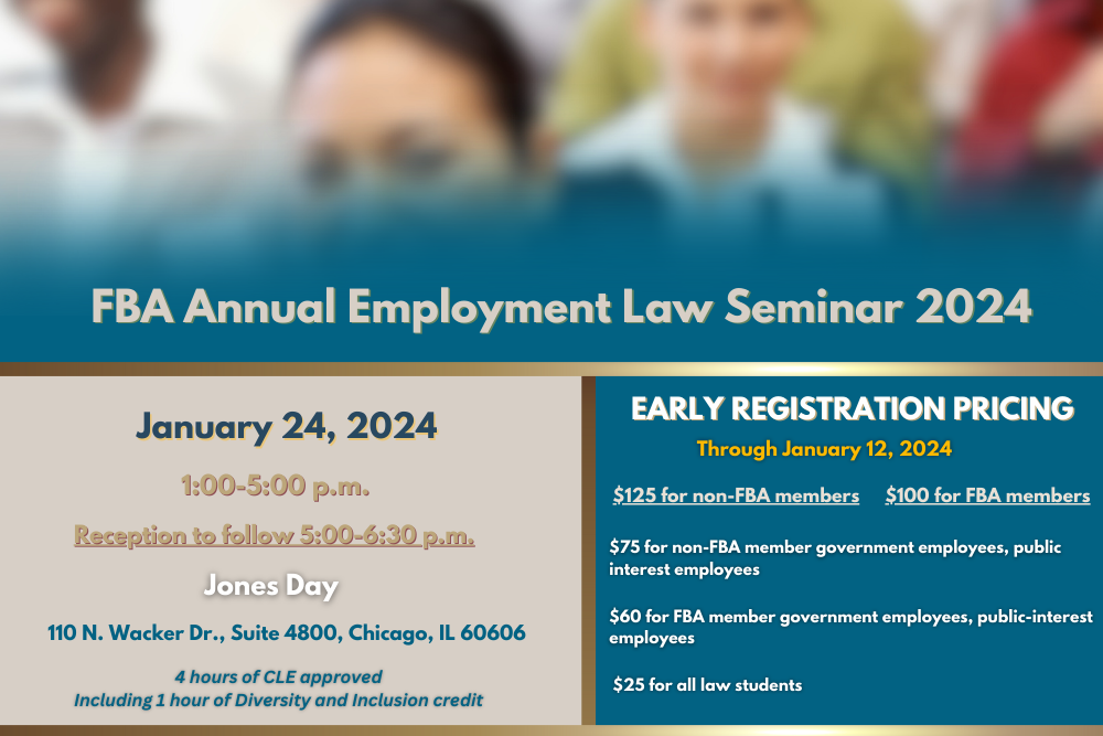 federal bar association chicago chapter employment law seminar 2024 featured