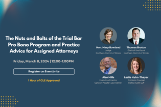 Nuts And Bolts Of The Trial Bar Pro Bono Program