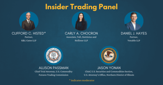 insider trading panel hot topics criminal law federal bar association chicago chapter