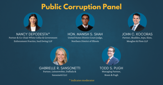 public corruption panel hot topics criminal law federal bar association chicago chapter